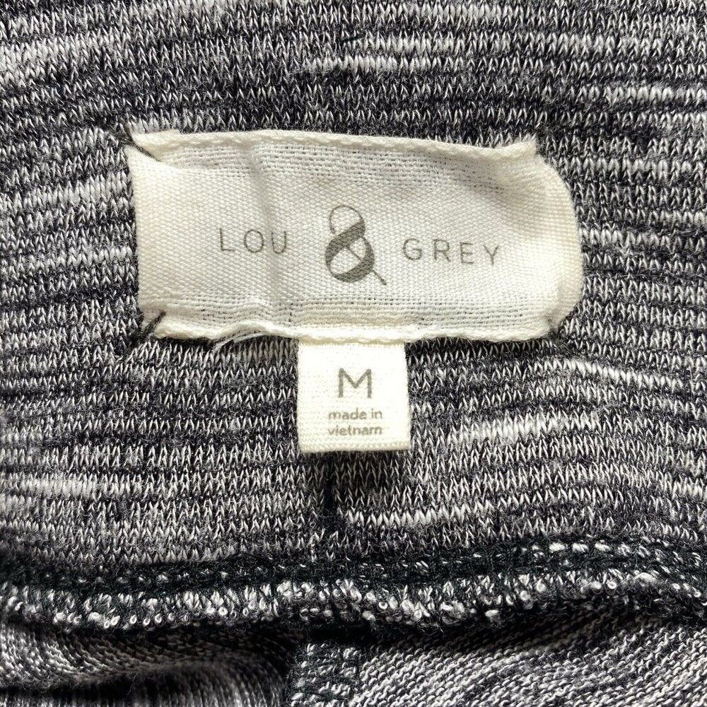LOU & GREY Women Maxi Skirt Sz M Gray Chevron Design Business Casual‎ 3-39 - Picture 12 of 13